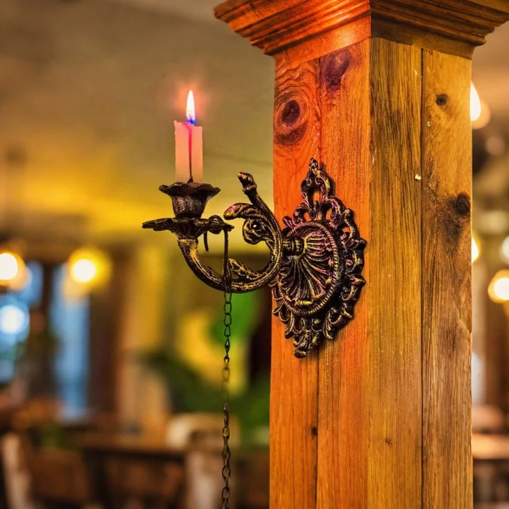 BowLift | RegalEmber Candle Sconce