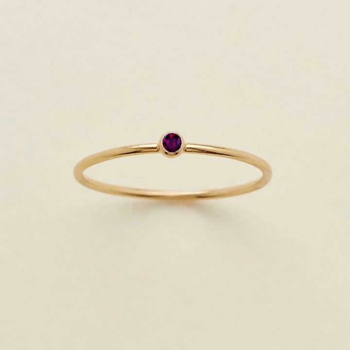 BowLift | Dainty Birthstone Ring