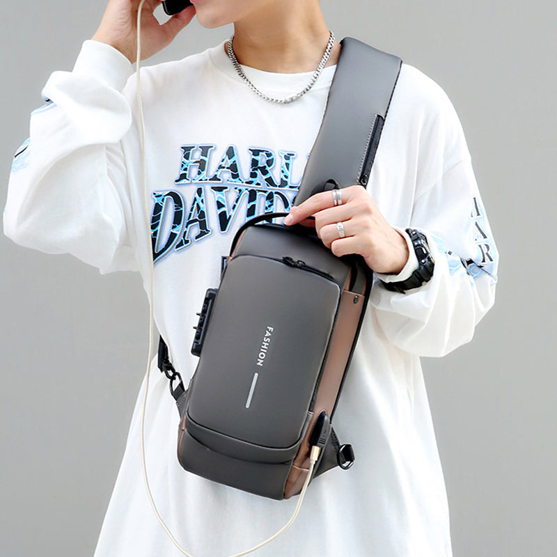 Casual multifunctional anti-theft chest bag for men | Bowlift