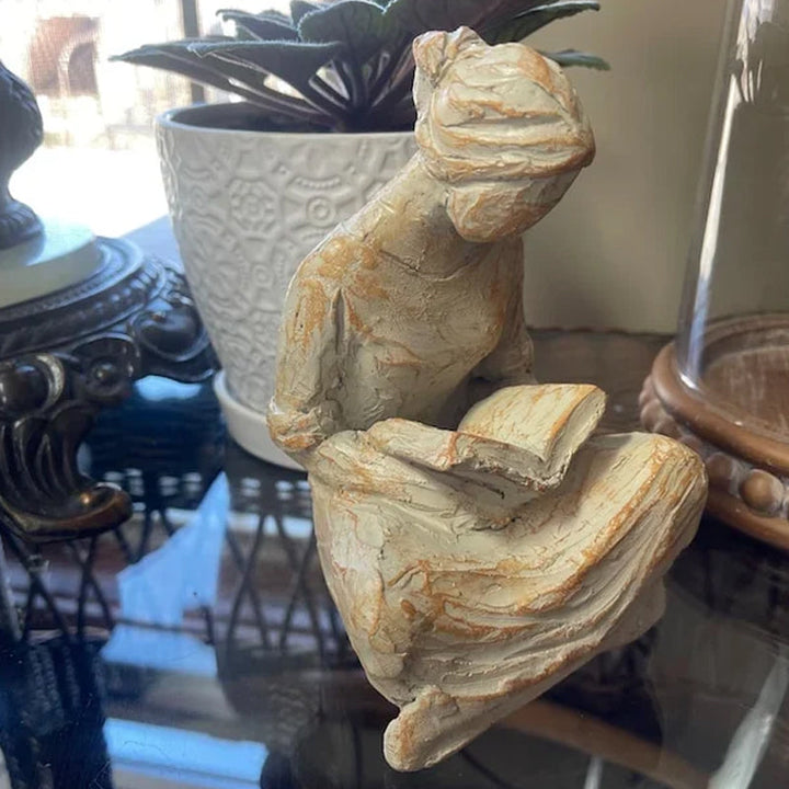 BowLift | Sweet Hour of Prayer, beautiful hand-cast inspiring sculpture of a praying woman