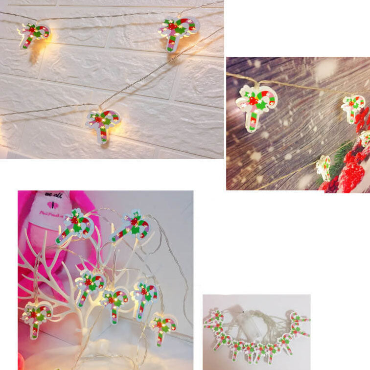 BowLift | Christmas Decorative String Light Painted Bells Elk Battery Box LED Light String Light