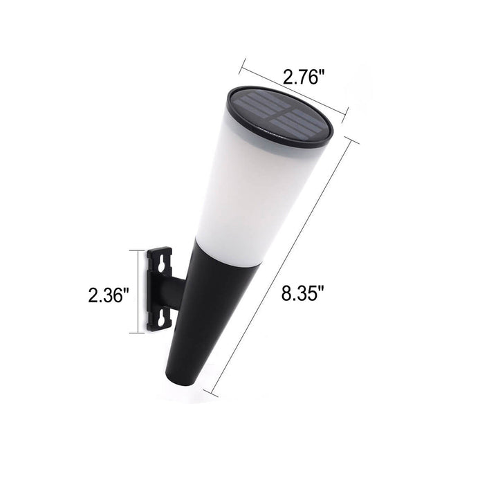 BowLift | Truro Solar Wall Light Anthracite - Energy-Efficient Solar Outdoor Wall Illumination
