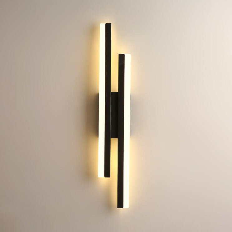 BowLift | LuxLine Modern LED Wall Lamp | Minimalist Design | Iron & Acrylic | Dimmable Light