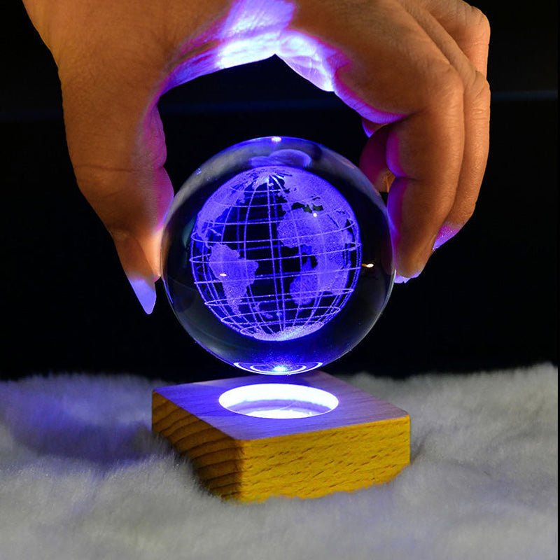Night light Crystal ball 3D Galaxy | Bowlift