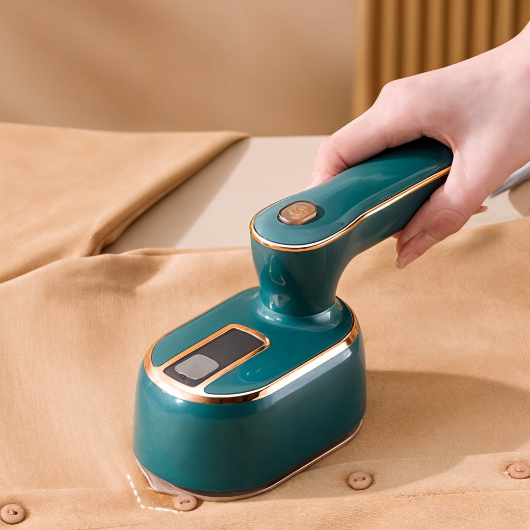 Micro Steam Iron - Portable & Travel Friendly Clothes Ironing Machine Bowlift