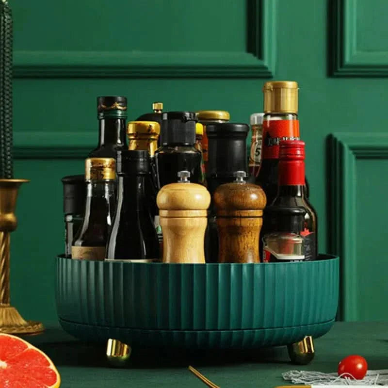 BowLift | 360° ROTATION ORGANIZER – Rotatable storage assistant for kitchen, bathroom & office with space-saving design