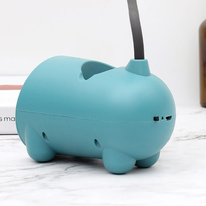 BowLift | Creative LED Touch Lamp with Pen Holder | USB Charging Function | Desk Lamp | Children's Room Decor