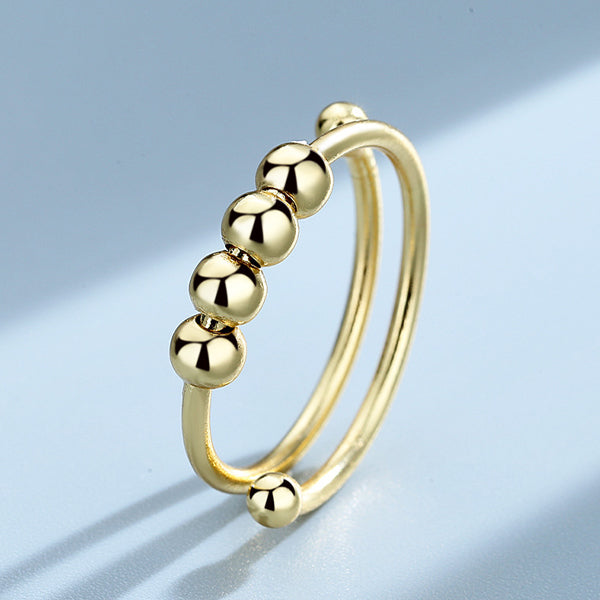 BowLift | 4 Beads Adjustable Anxiety Relief Ring