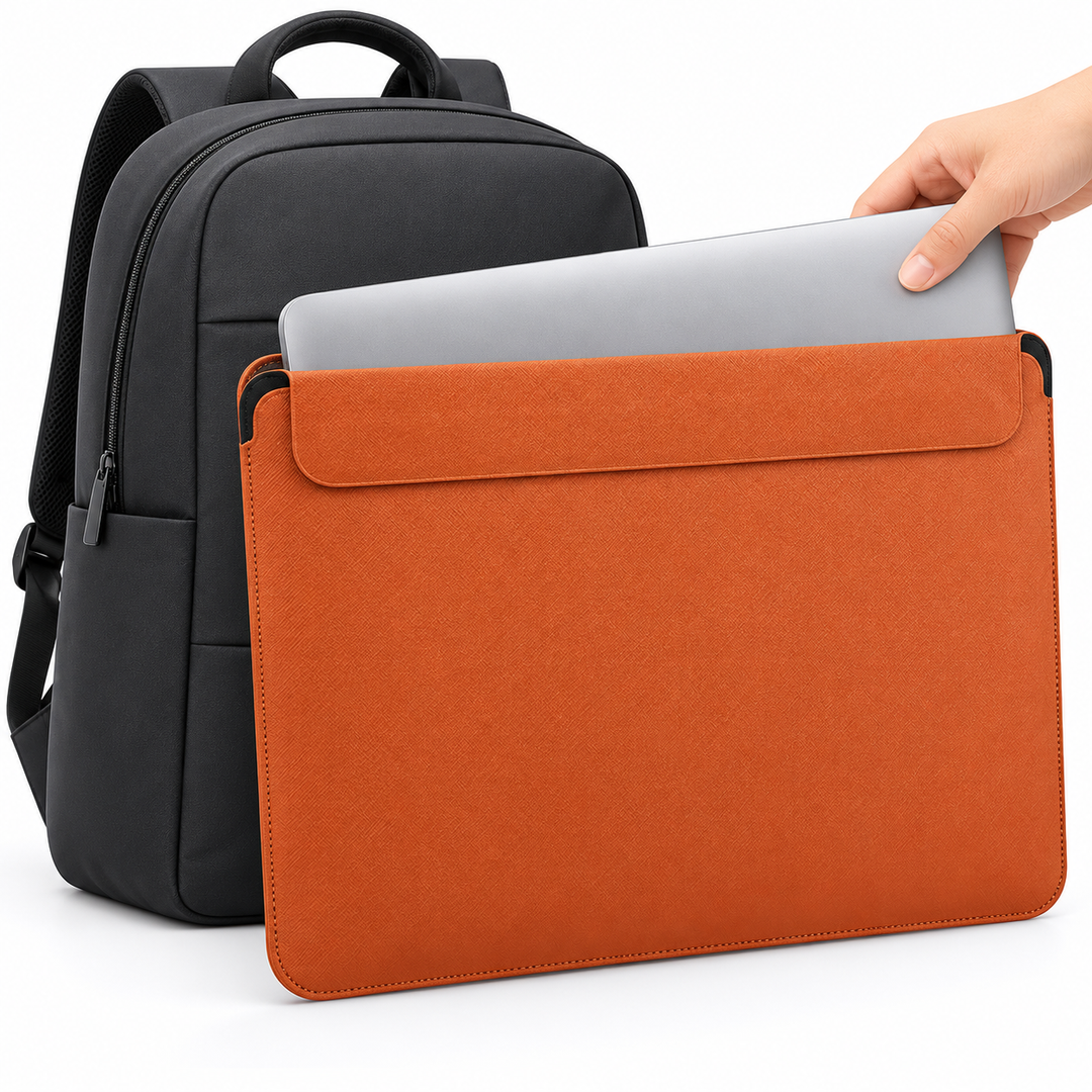 Protective Slim Laptop Sleeve with Magnetic Flap Bowlift