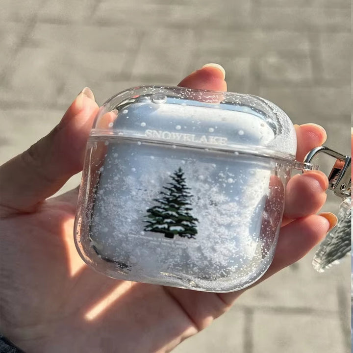 BowLift | Frosted Tree Protective Transparent AirPods Case