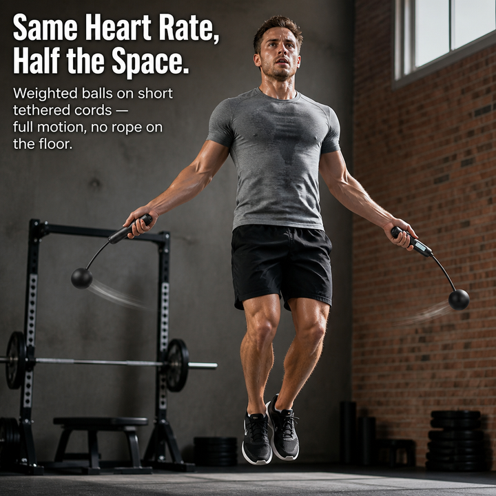 PulseRope Wireless Jump Rope with LCD Display | Bowlift