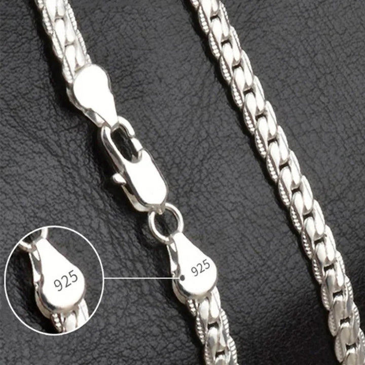 SilverGlow Necklace – Luxe 925 Silver Necklace for Women Bowlift