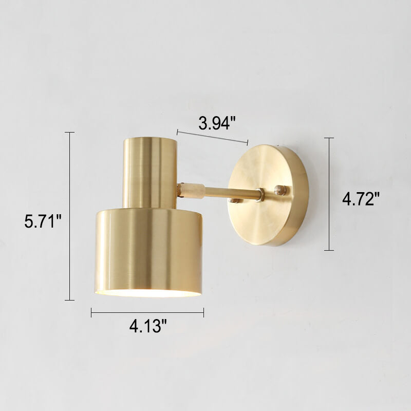 Modern Gold Wall Lamp - Minimalist Metal Design for Luxury Interiors | Bowlift