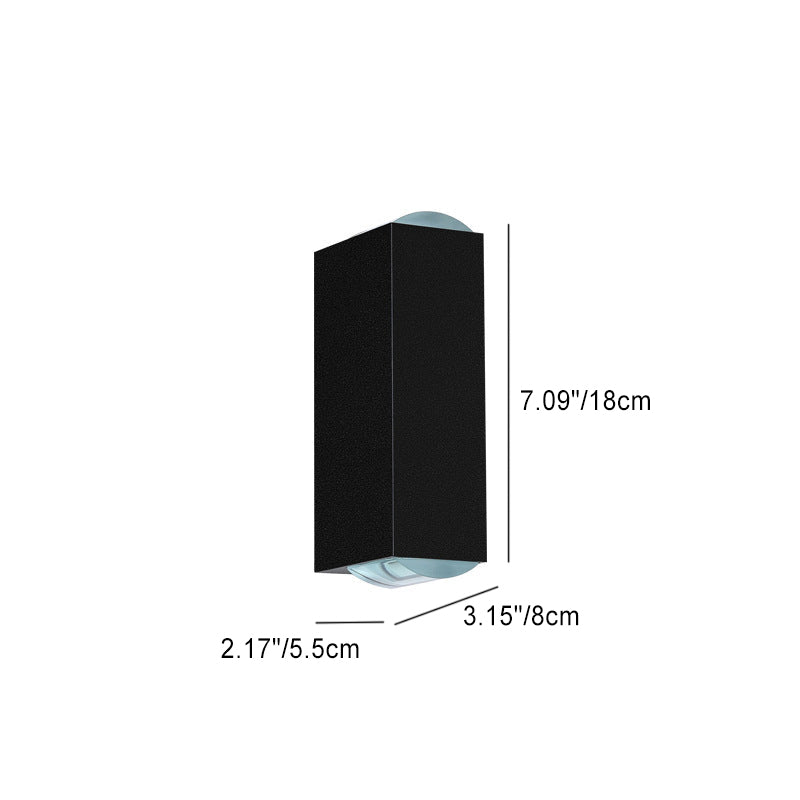 Modern Minimalist Outdoor Waterproof Beam Spotlight LED Outdoor Decorative Wall Sconce Lamp | Bowlift