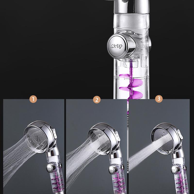 BowLift | 3 Mode Adjustable High Pressure Water Saving Showerhead