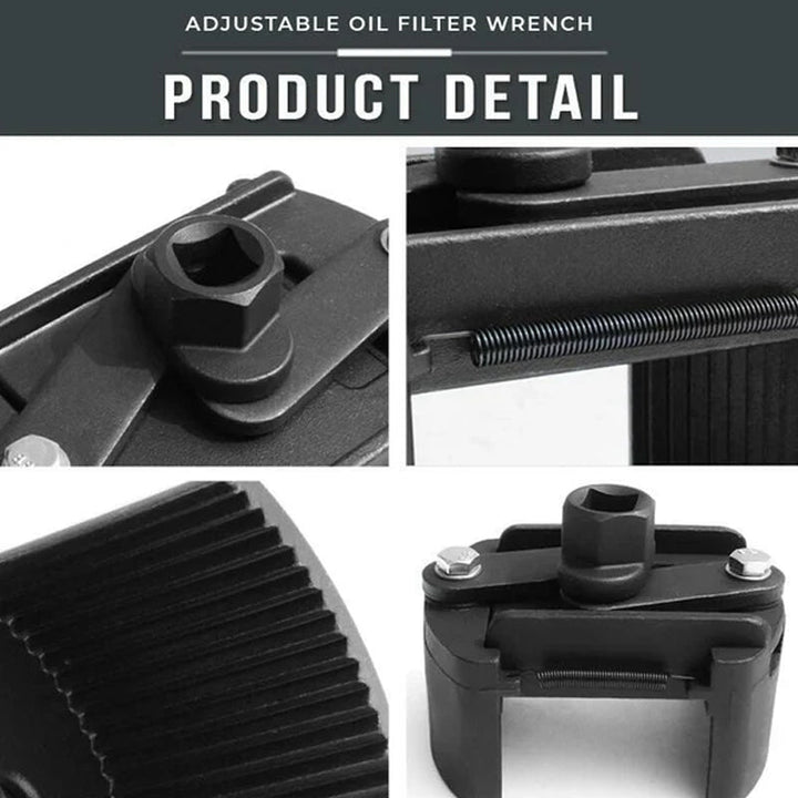 Adjustable oil filter wrench Bowlift