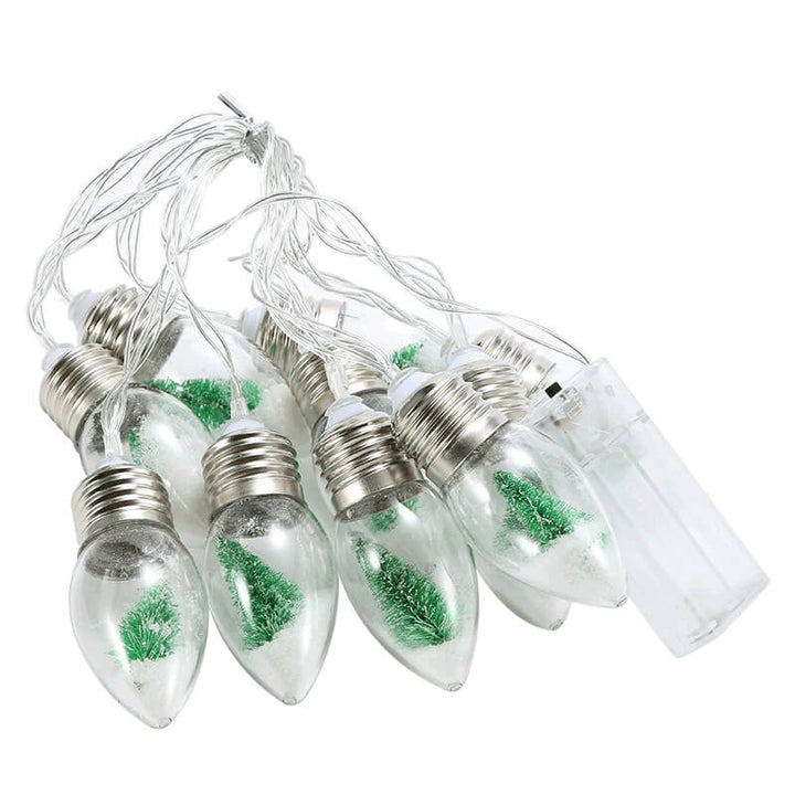 BowLift | LED Wishing Bottle Bulb Christmas Tree Snow Battery Box Decorative String Light