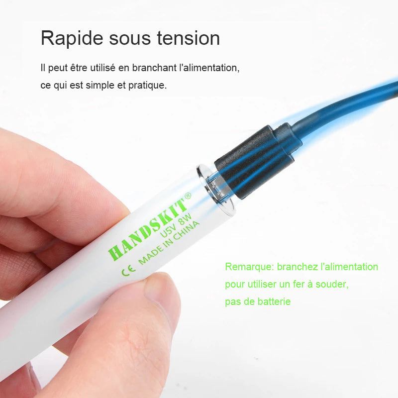 Portable Electric Soldering Iron Set Usb | Bowlift