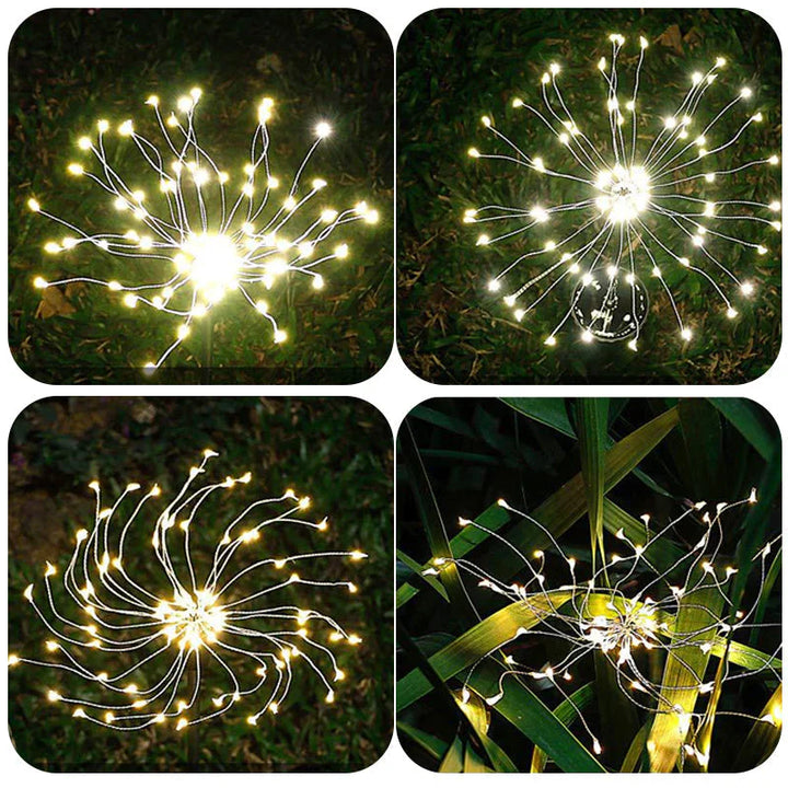 Waterproof Solar Garden Firework Lamp | Bowlift
