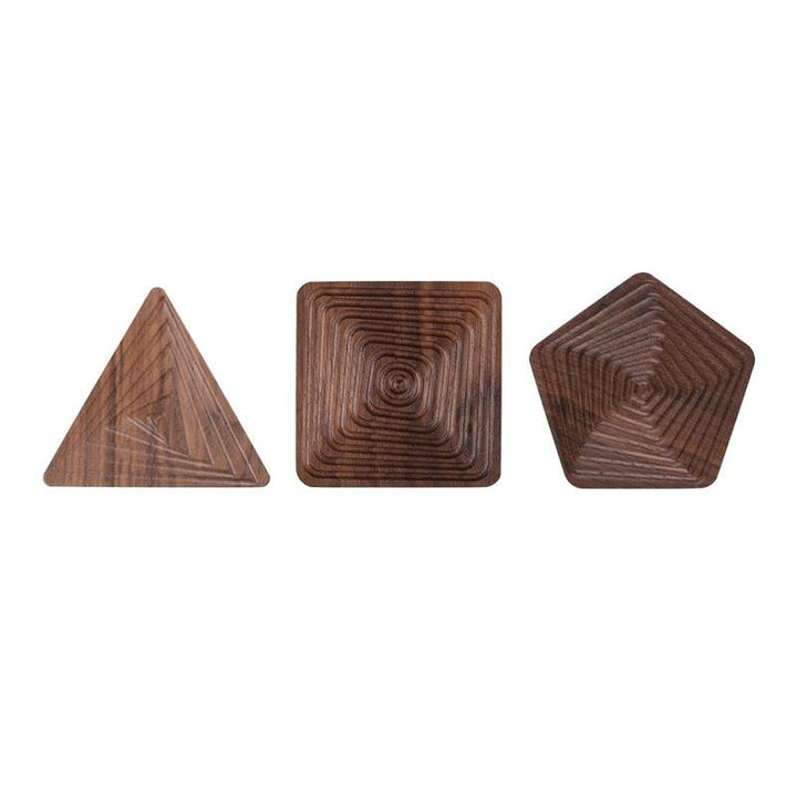 Creative Coasters – Black Walnut in Unique Shapes Bowlift
