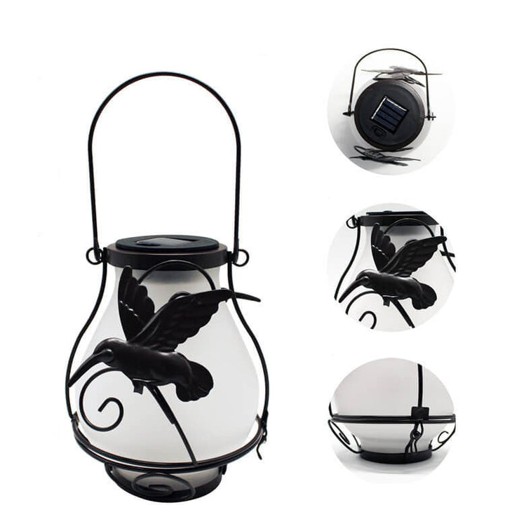 BowLift | Solar Retro Lantern LED Decorative Outdoor Waterproof Garden Hanging Light