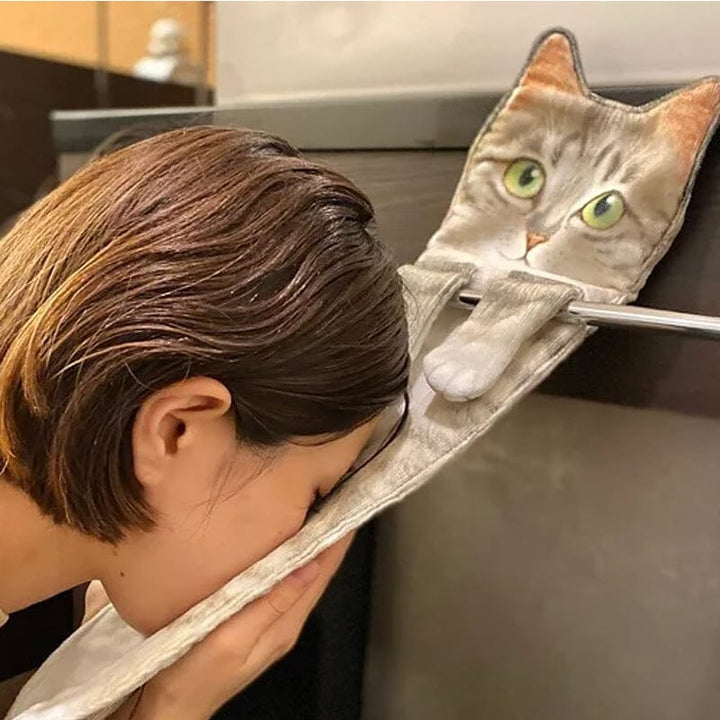 BowLift | Cute Cat Towel