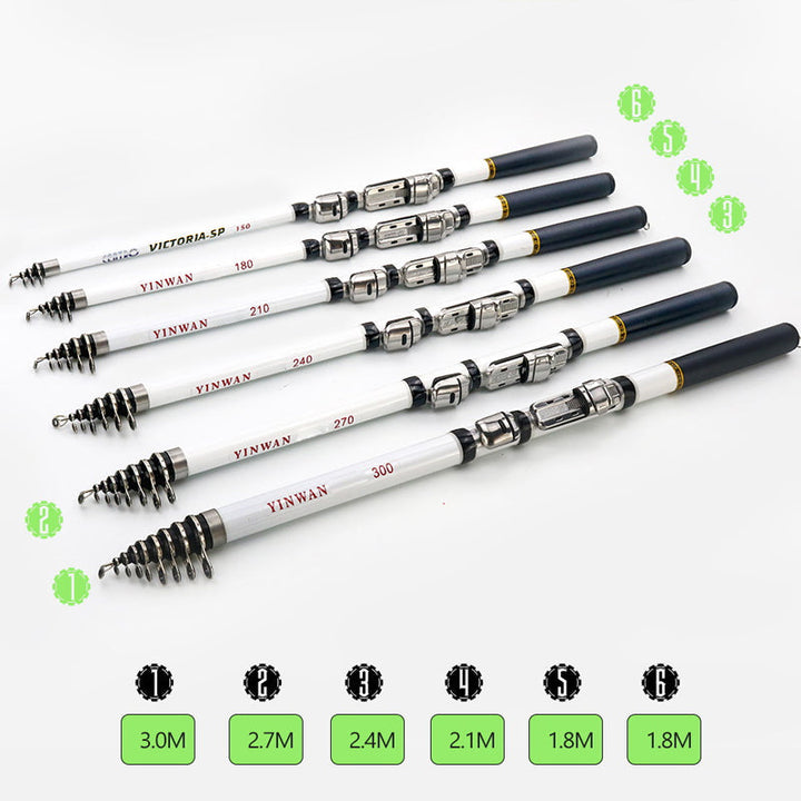 BowLift | Mini Seat Carbon Fiber Telescopic Rock Fishing Rod