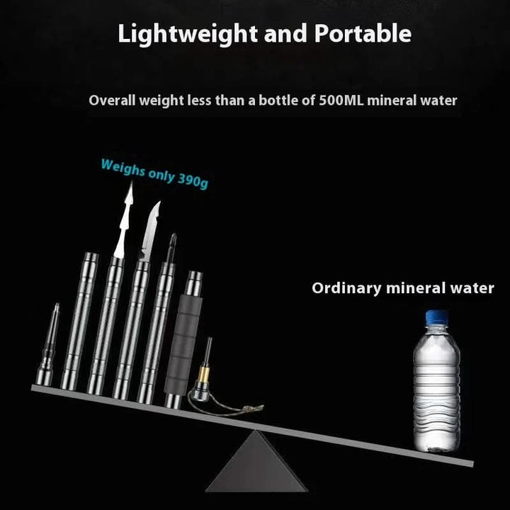 BowLift | Tactical hiking pole with multi-tool function for outdoor & emergencies