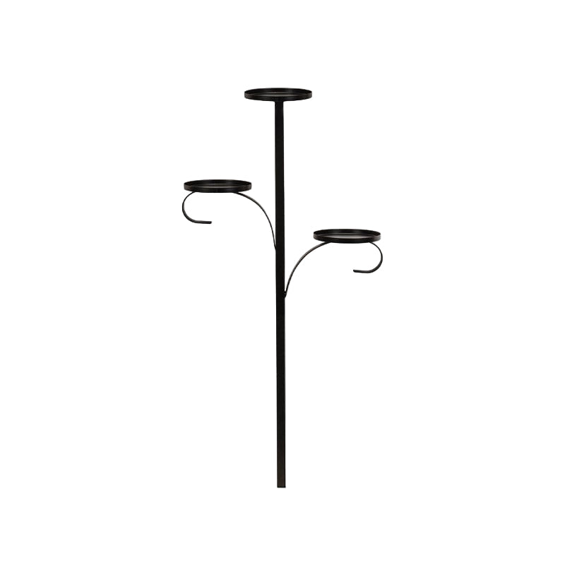 BowLift | Christmas Tree Topper Shelf | Triple-Layer Ornament & Candle Display Stand | 36-Inch Iron
