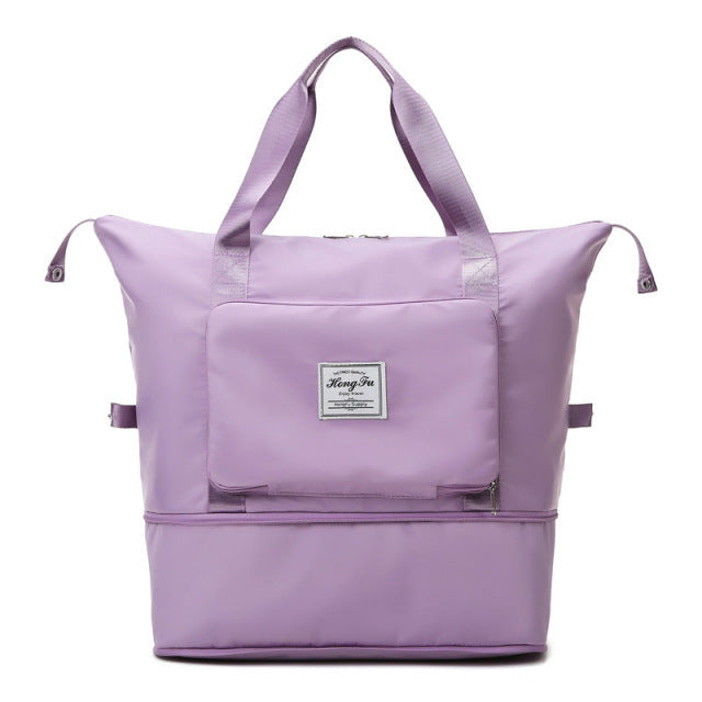 BowLift | LuxeVoyage Elite Travel Tote | Stylish foldable luggage for effortless travel