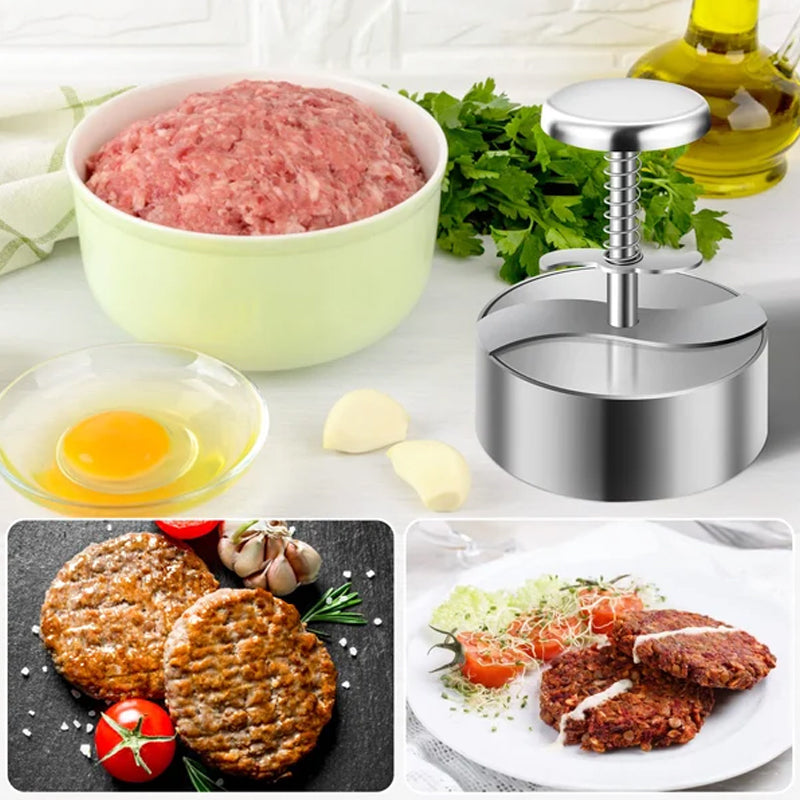 Manual meat press for hamburger patties | Bowlift