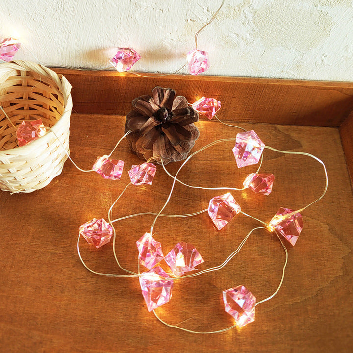 BowLift | Creative Irregular Gems String Lights Acrylic LED Decorative String Lights