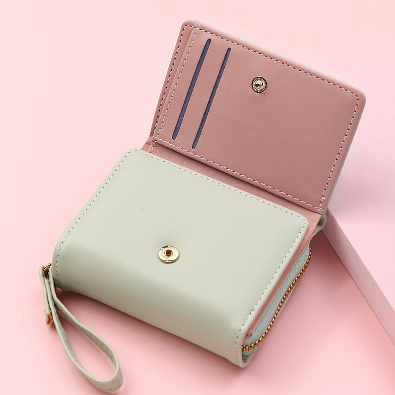 BowLift | Large Capacity Multi-Card Zipper Tri-Fold Coin Purse