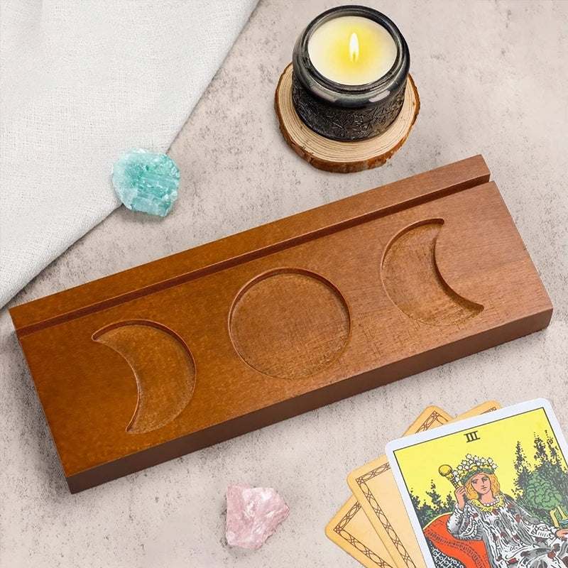 Tarot Wooden Candlestick Ornament | Bowlift