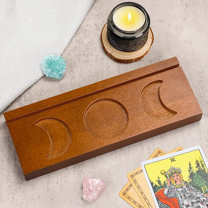 Tarot Wooden Candlestick Ornament | Bowlift