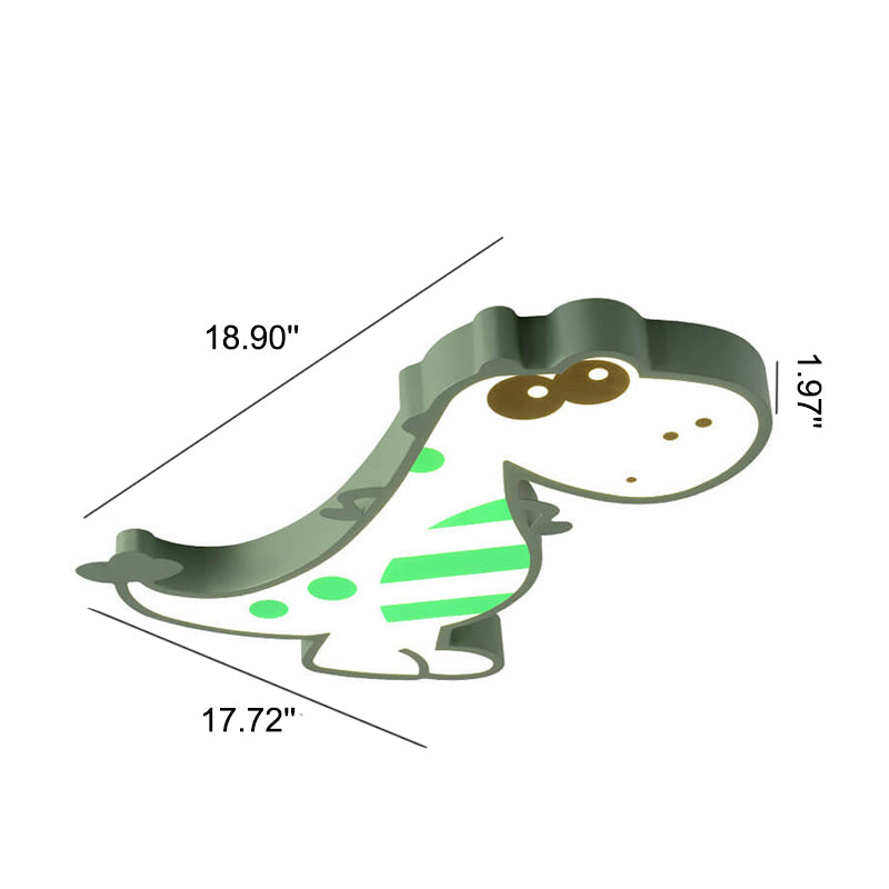 BowLift | DinoBright LED Ceiling Light | Creative Dinosaur Design | Children's Room Lamp | Warm & White Light | Dimmable