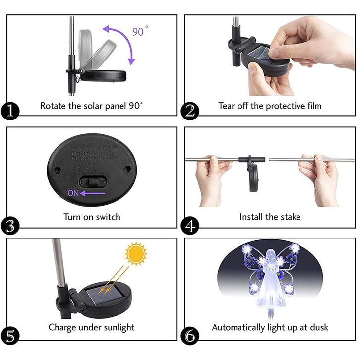 Waterproof Solar Angel Lights | Bowlift