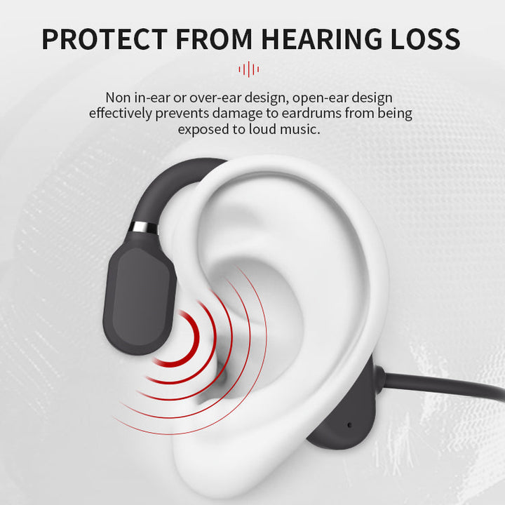 BowLift | New waterproof bone conduction headphones stereo Bluetooth