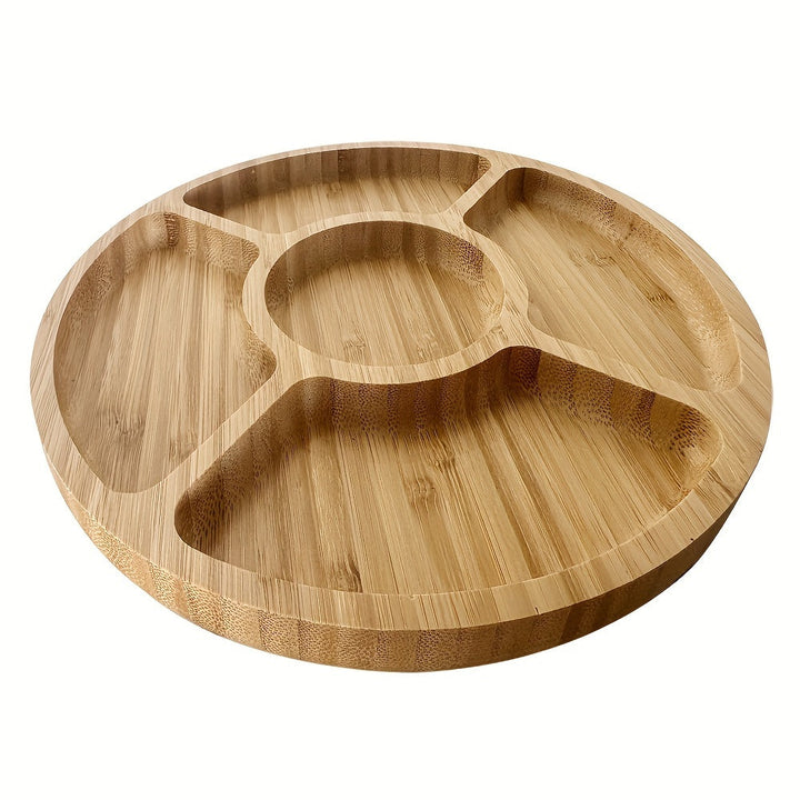 BowLift | SnackAura – Serve snacks stylishly with a durable, eco-friendly bamboo tray