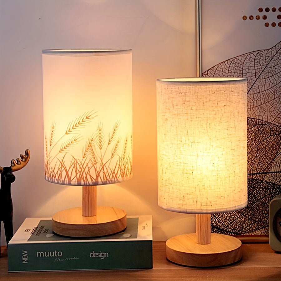 WoodGlow – Adjustable LED Table Lamp with USB Bowlift