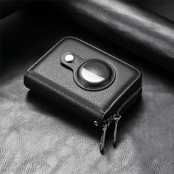 BowLift | Intelligent AirTag-Zip RFID Leather Wallet