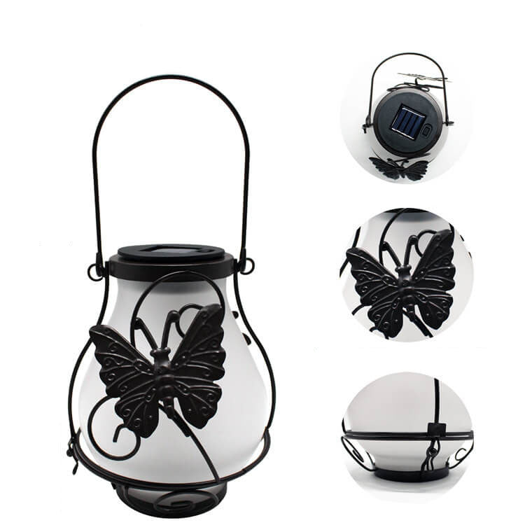 BowLift | Solar Retro Lantern LED Decorative Outdoor Waterproof Garden Hanging Light