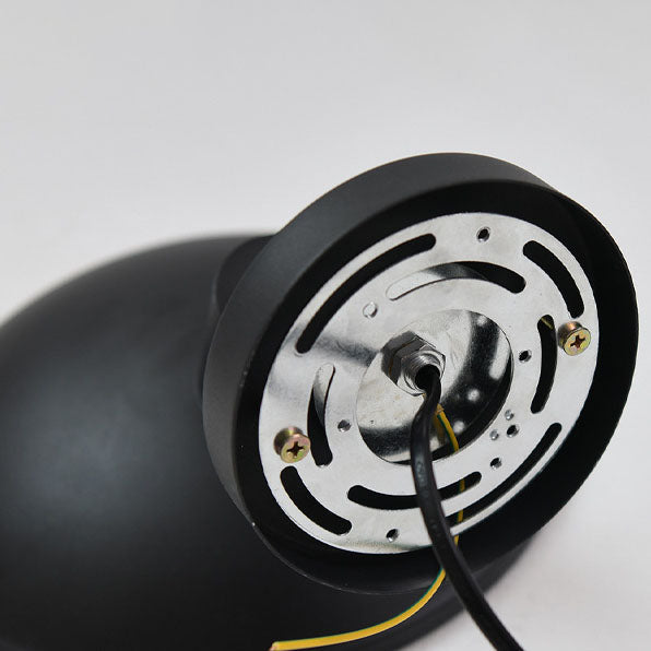 Modern Minimalist Waterproof Round Iron 1-Light Wall Sconce Lamp For Outdoor Patio | Bowlift
