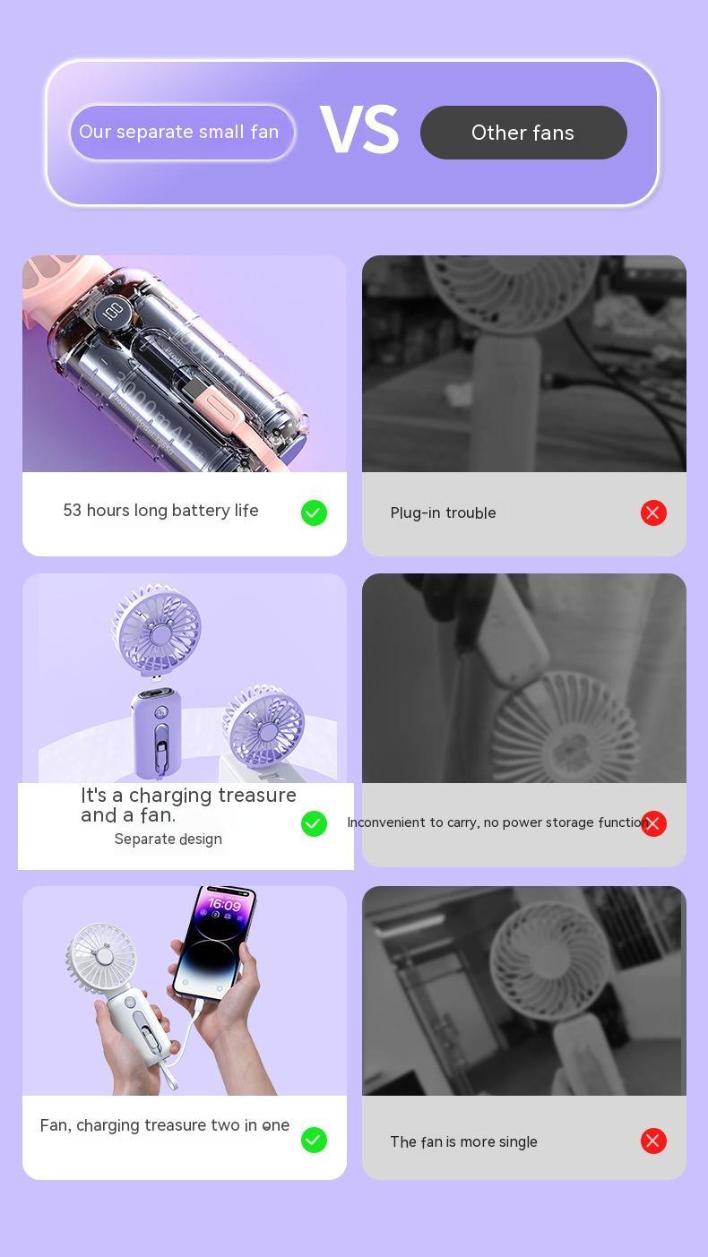 Dual-Use Mini Fan | Bowlift