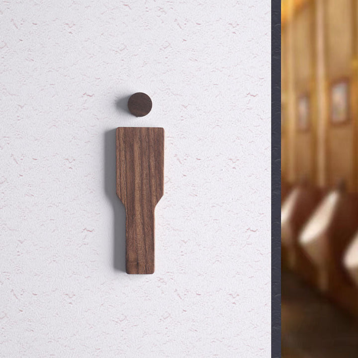 BowLift | Set Wooden Toilet Seats of Black Walnut – Men & Women – Self-adhesive