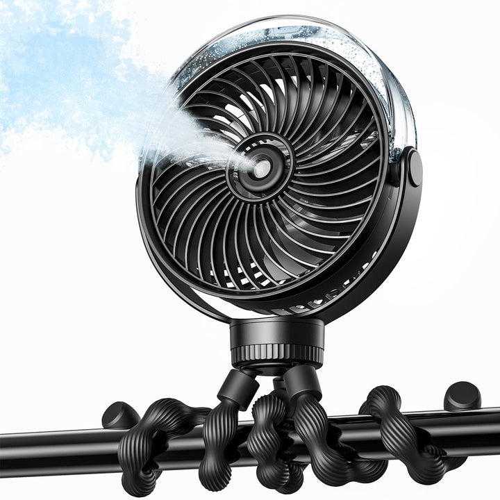 Misting Stroller Fan – Portable Baby Fan with Spray | Bowlift