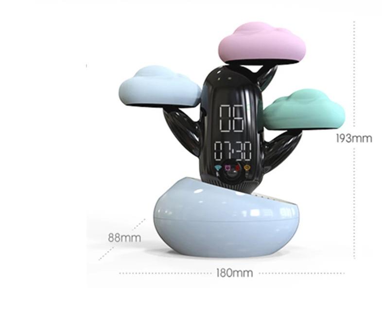 Cakty - LED Weather & Clock Bedside Buddy | Bowlift