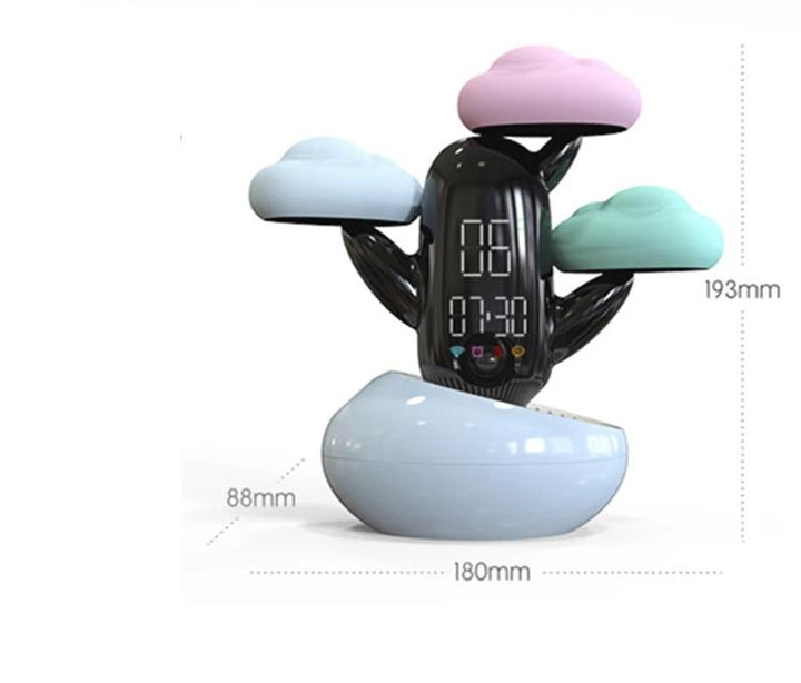 Cakty - LED Weather & Clock Bedside Buddy | Bowlift