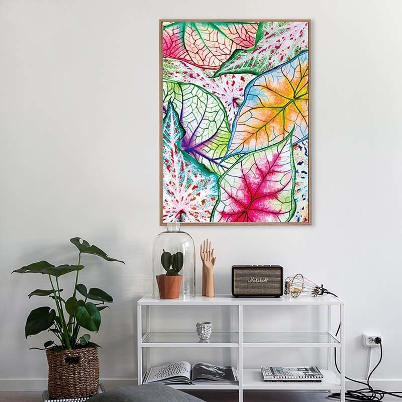 Watercolor Colorful - Canvas Wall Art Painting | Bowlift
