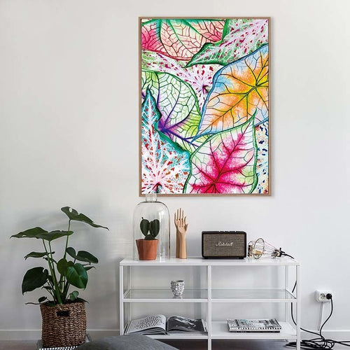 Watercolor Colorful - Canvas Wall Art Painting | Bowlift